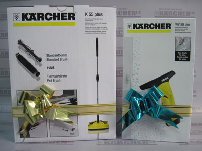Подарочная упаковка электровеника и стеклоочистителя Karcher  8 МАРТА 
