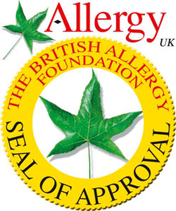 Логотип Британского фонда по борьбе с аллергией